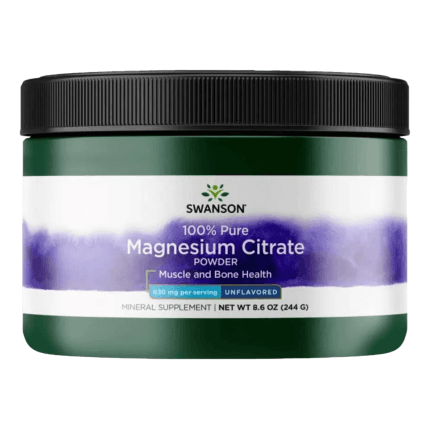 100% Magnesium Citrate - 630 mg. Swanson®