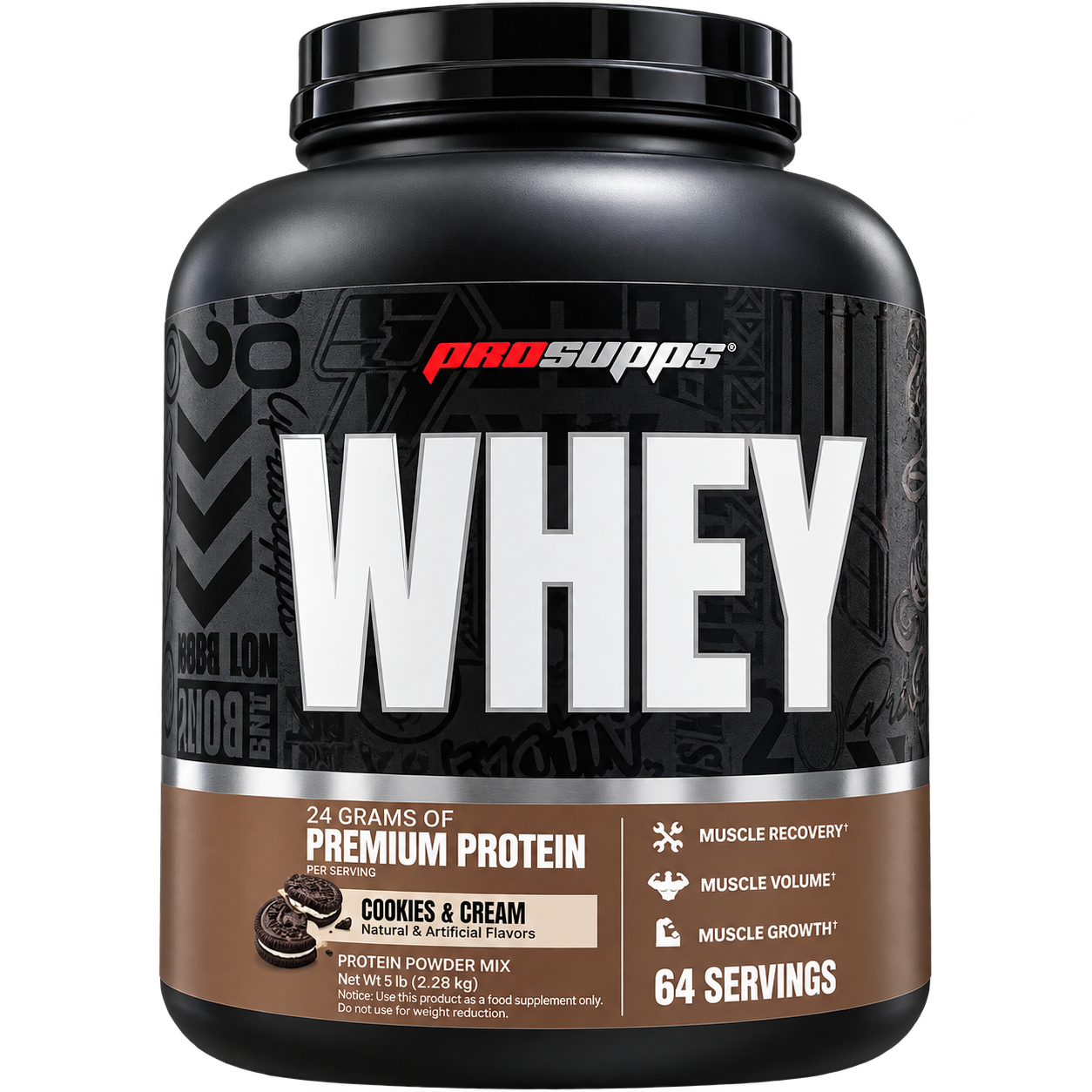Proteina PS Cookies ProSupps® Whey 5 lb | 24 gr de Proteína - Imagen 1