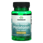 Melatonina 10 mg Swanson® Triple Strength – Sueño Profundo y Descanso Total | 60 Cápsulas