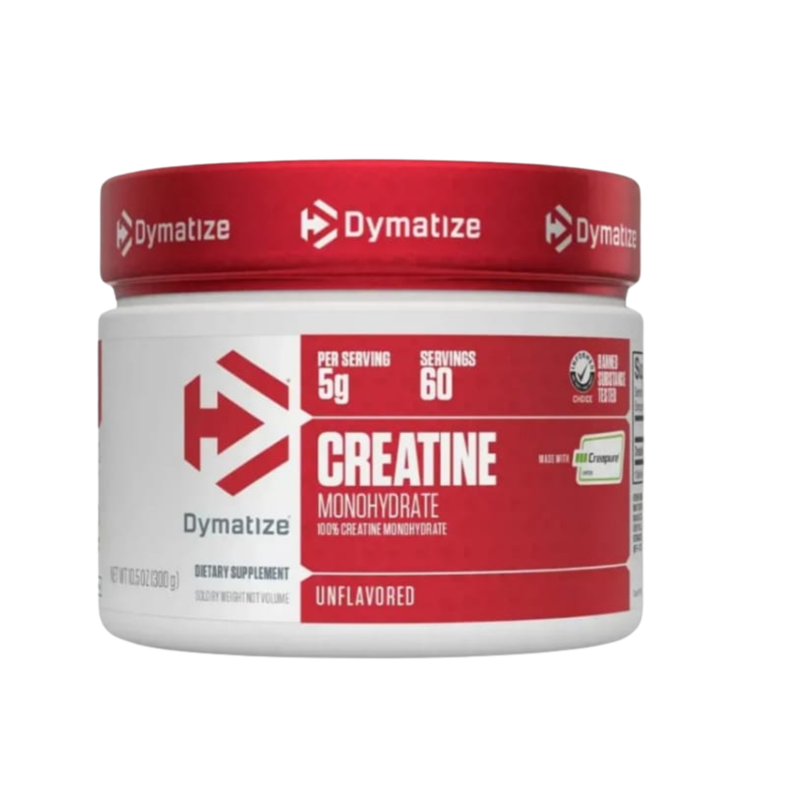 Creatina ok creapure Creatina Monohidratada Dymatize Creapure® 300 gr | 60 Servicios - Imagen 1